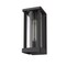 Z-Lite Glenwood 1 Light Outdoor Wall Sconce, Black & Clear 586S-BK - alternate 7